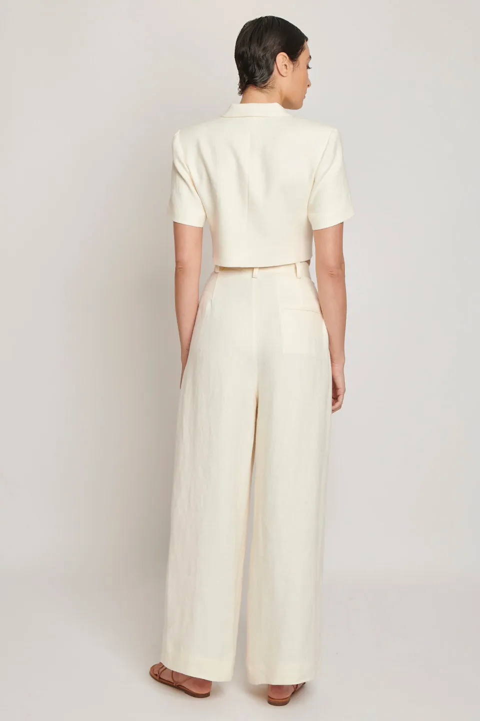 Ash Pant - Linen - Blush
