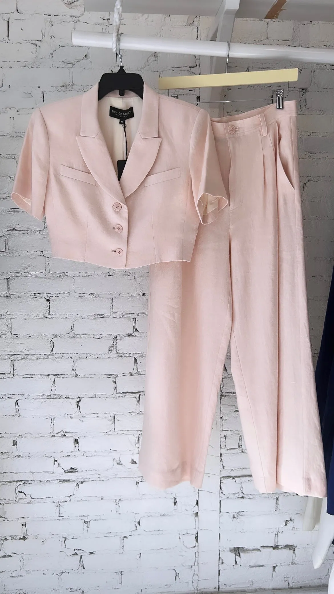 Ash Pant - Linen - Blush