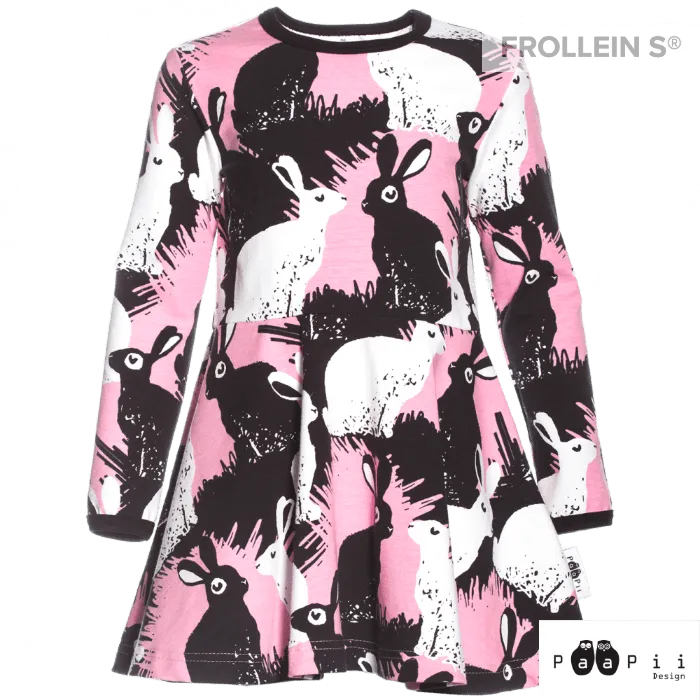 Organic Cotton Jersey - Rabbits - Gray