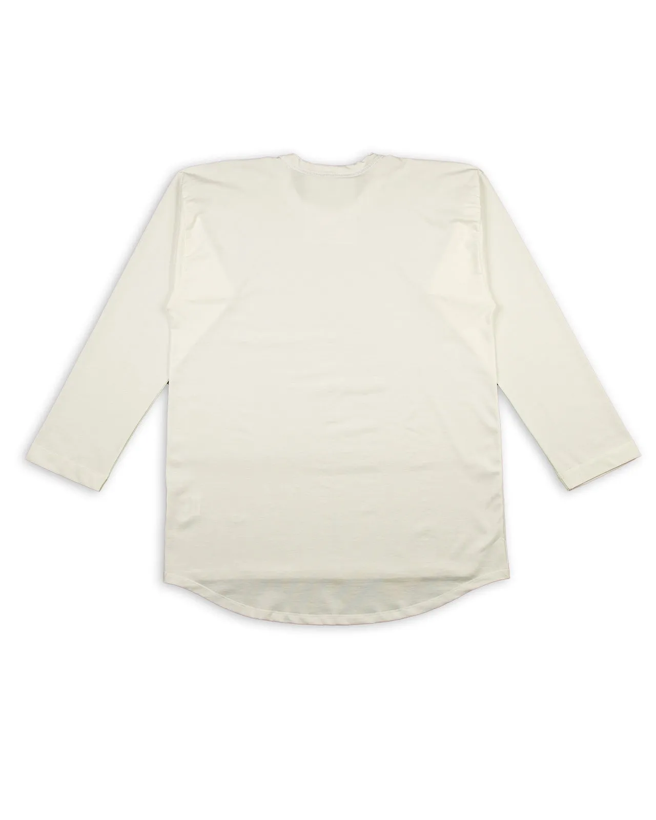 Suvin Plain Stitch Crewneck L/S - Off White
